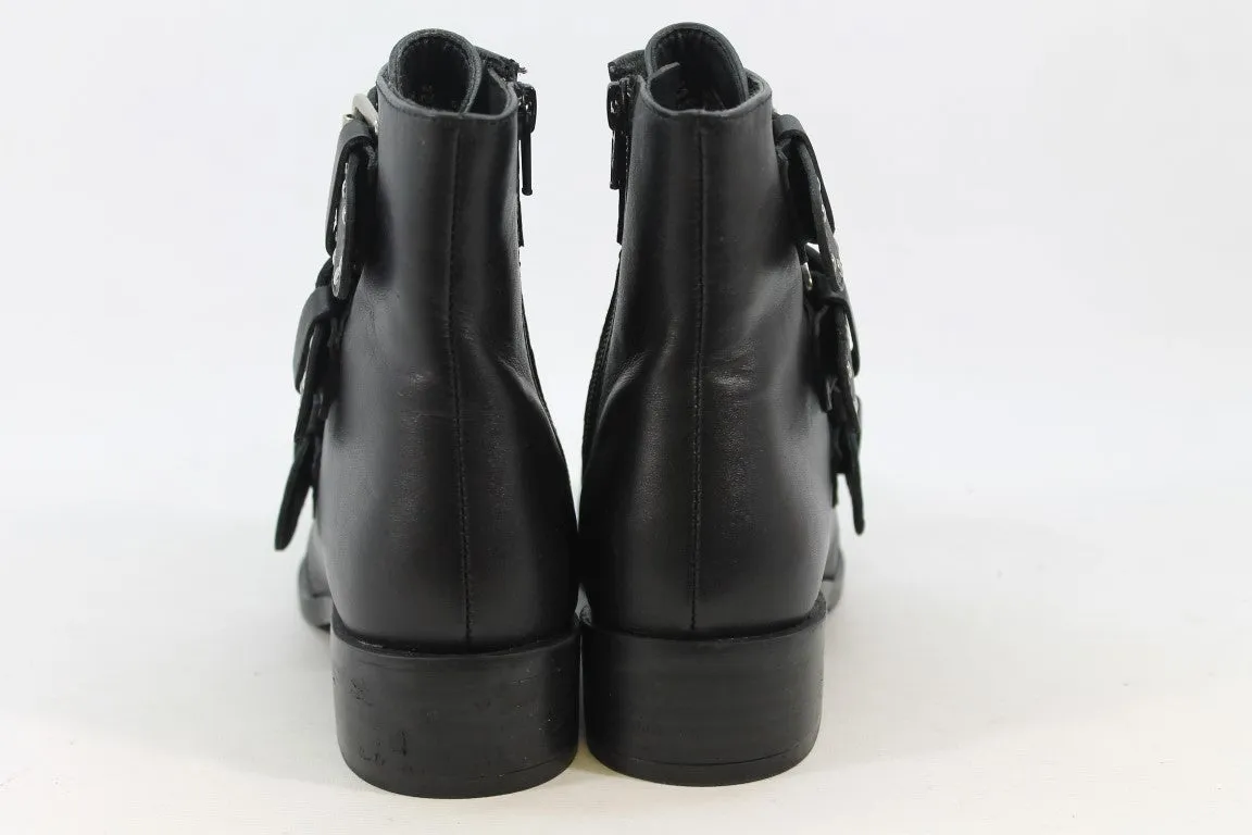 Steven New York Harmon Black Boots 5M(ZAP14417)