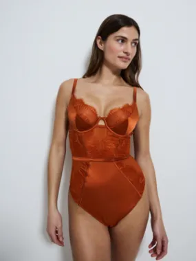 Studio Edit Burnt Orange Lace Body | Lingerie | George at ASDA