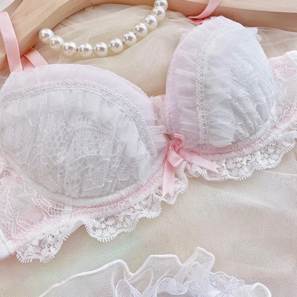 Sweet Girly Kawaii Princess Lolita Lingerie Set