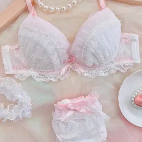 Sweet Girly Kawaii Princess Lolita Lingerie Set