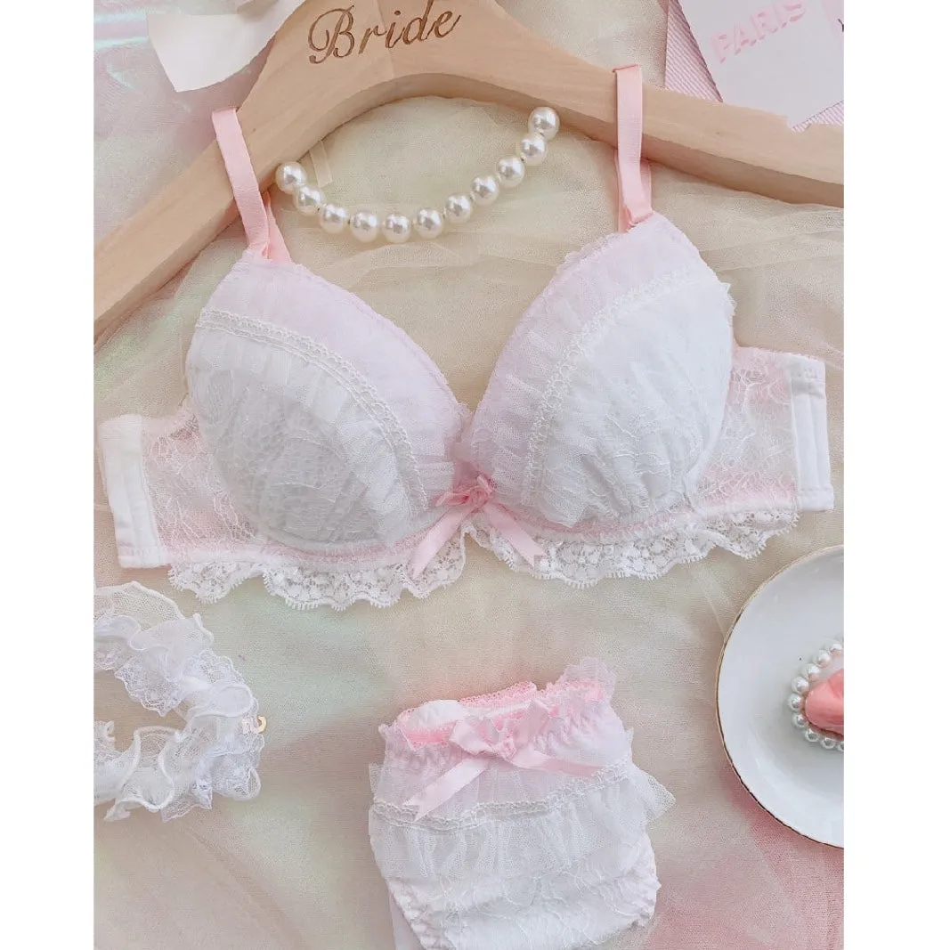 Sweet Girly Kawaii Princess Lolita Lingerie Set