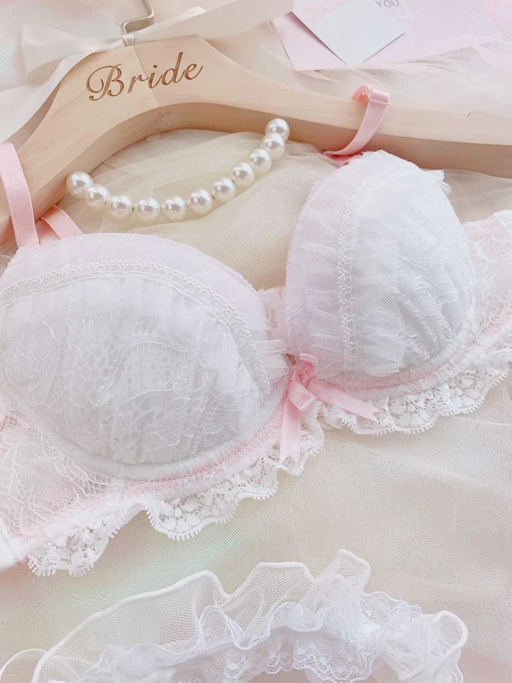 Sweet Girly Kawaii Princess Lolita Lingerie Set