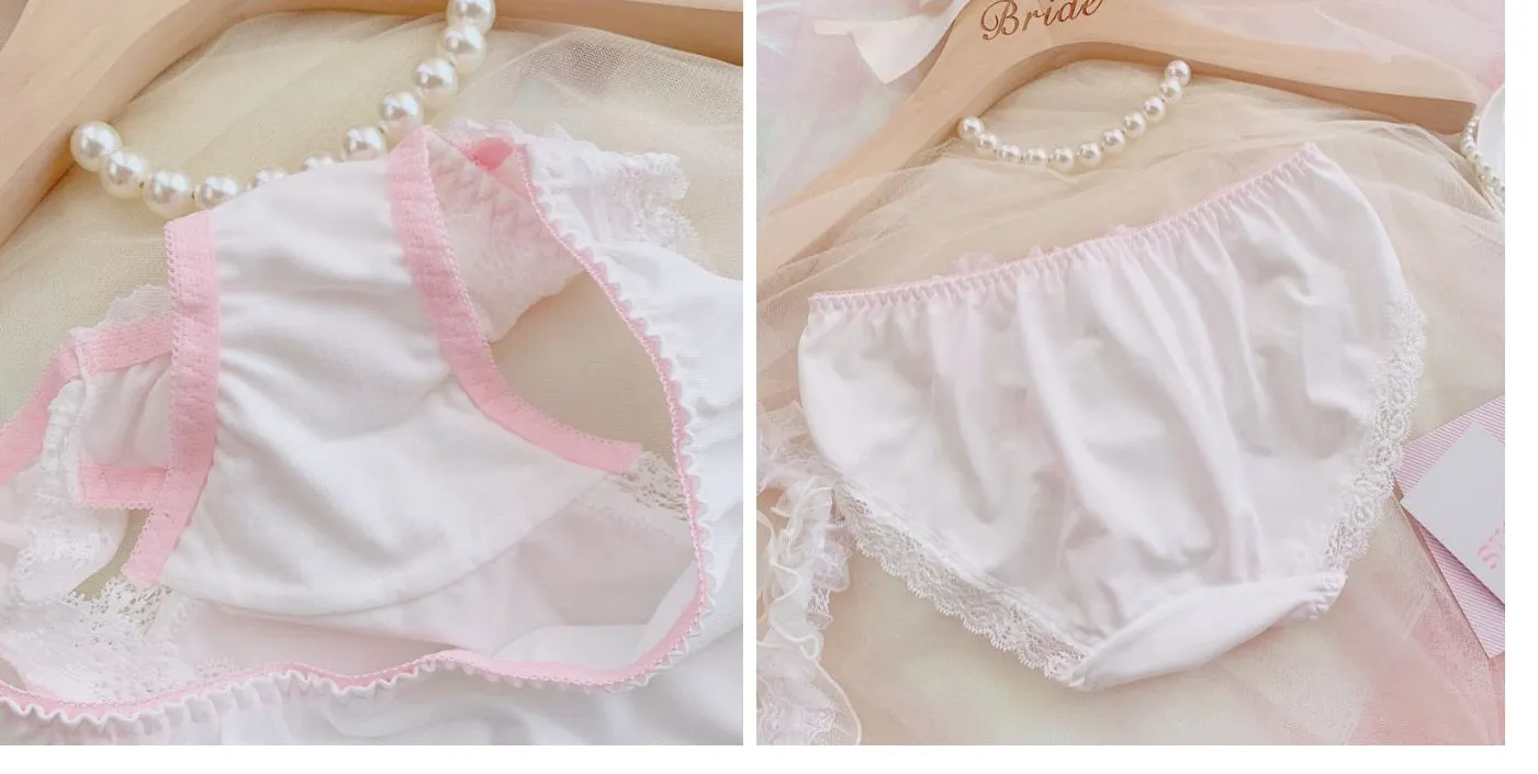 Sweet Girly Kawaii Princess Lolita Lingerie Set