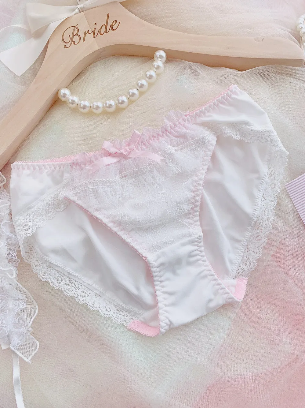 Sweet Girly Kawaii Princess Lolita Lingerie Set