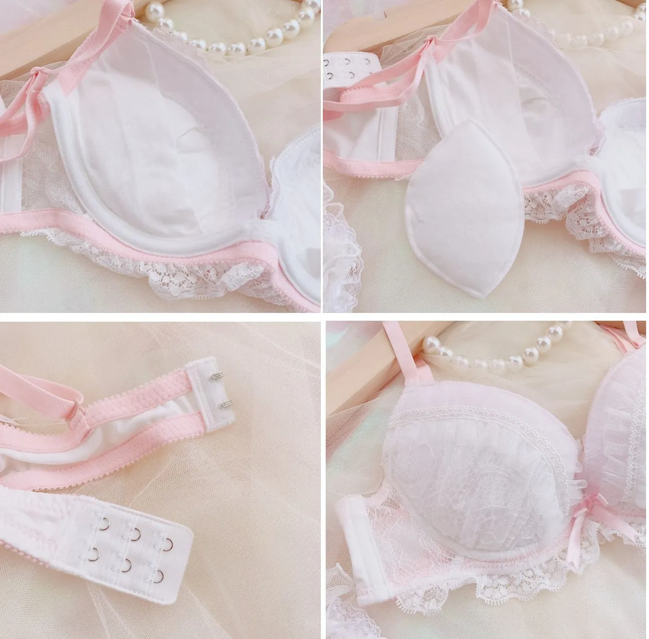 Sweet Girly Kawaii Princess Lolita Lingerie Set