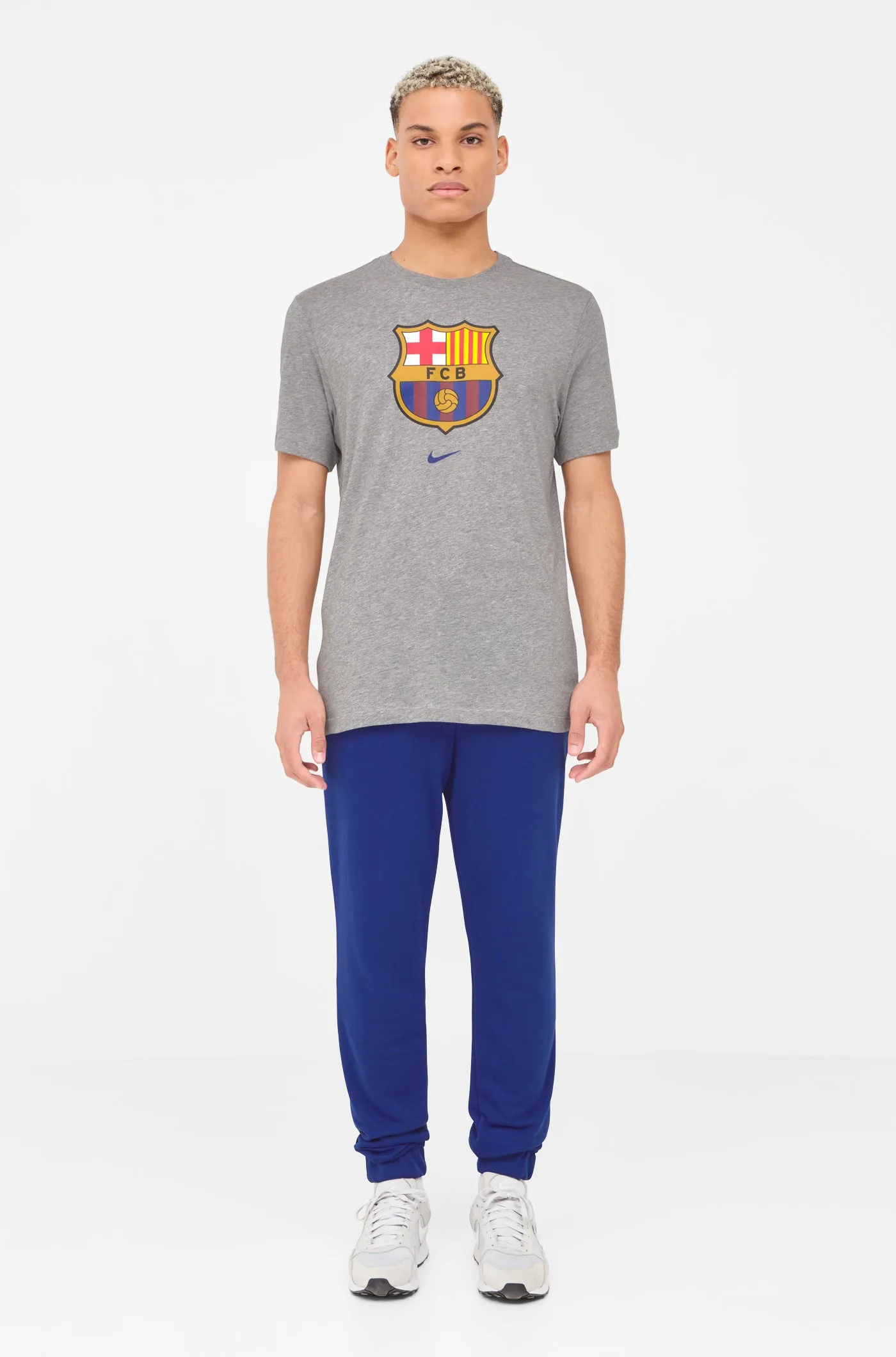 T-shirt grey team crest Bara Nike