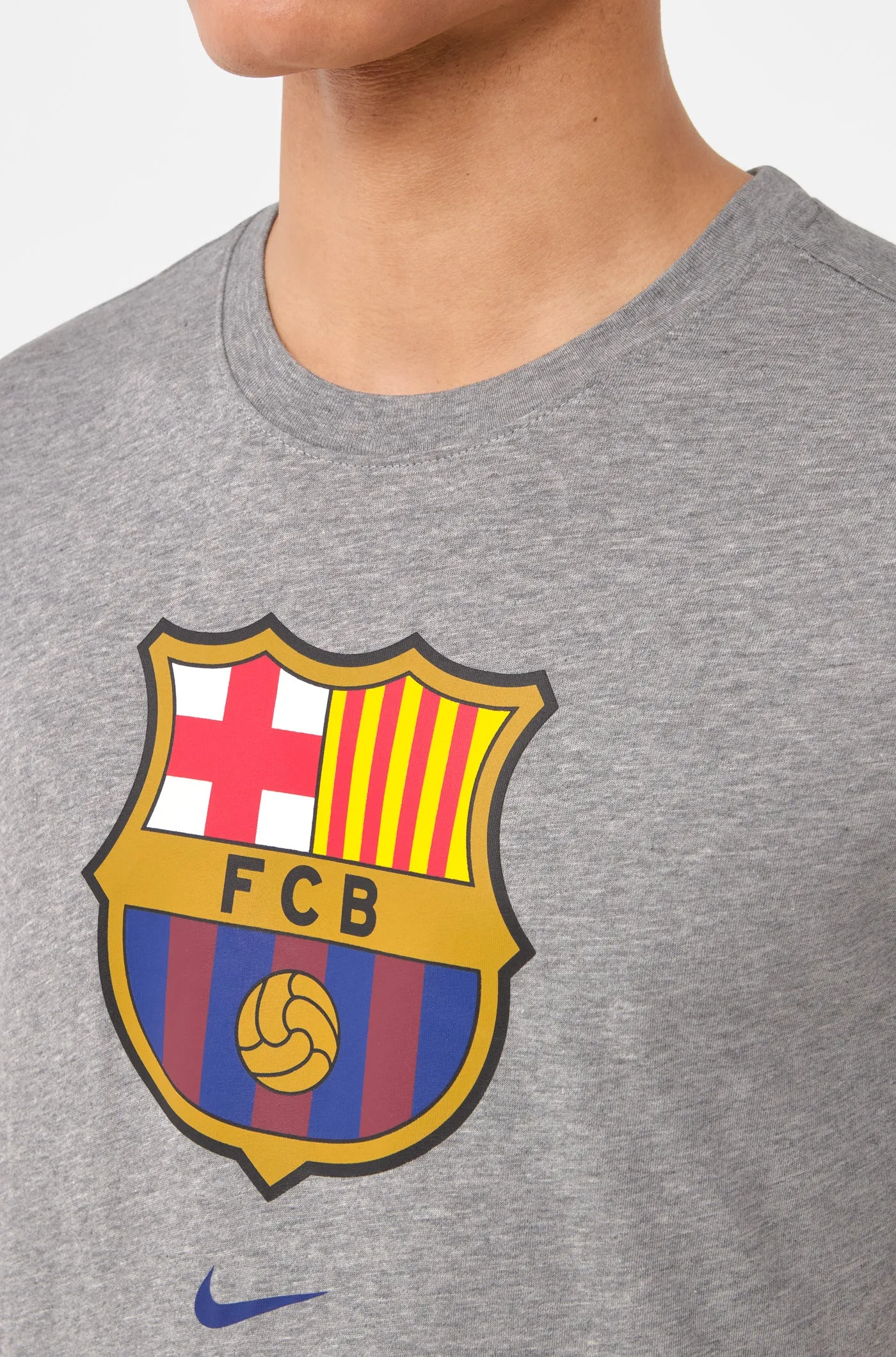 T-shirt grey team crest Bara Nike