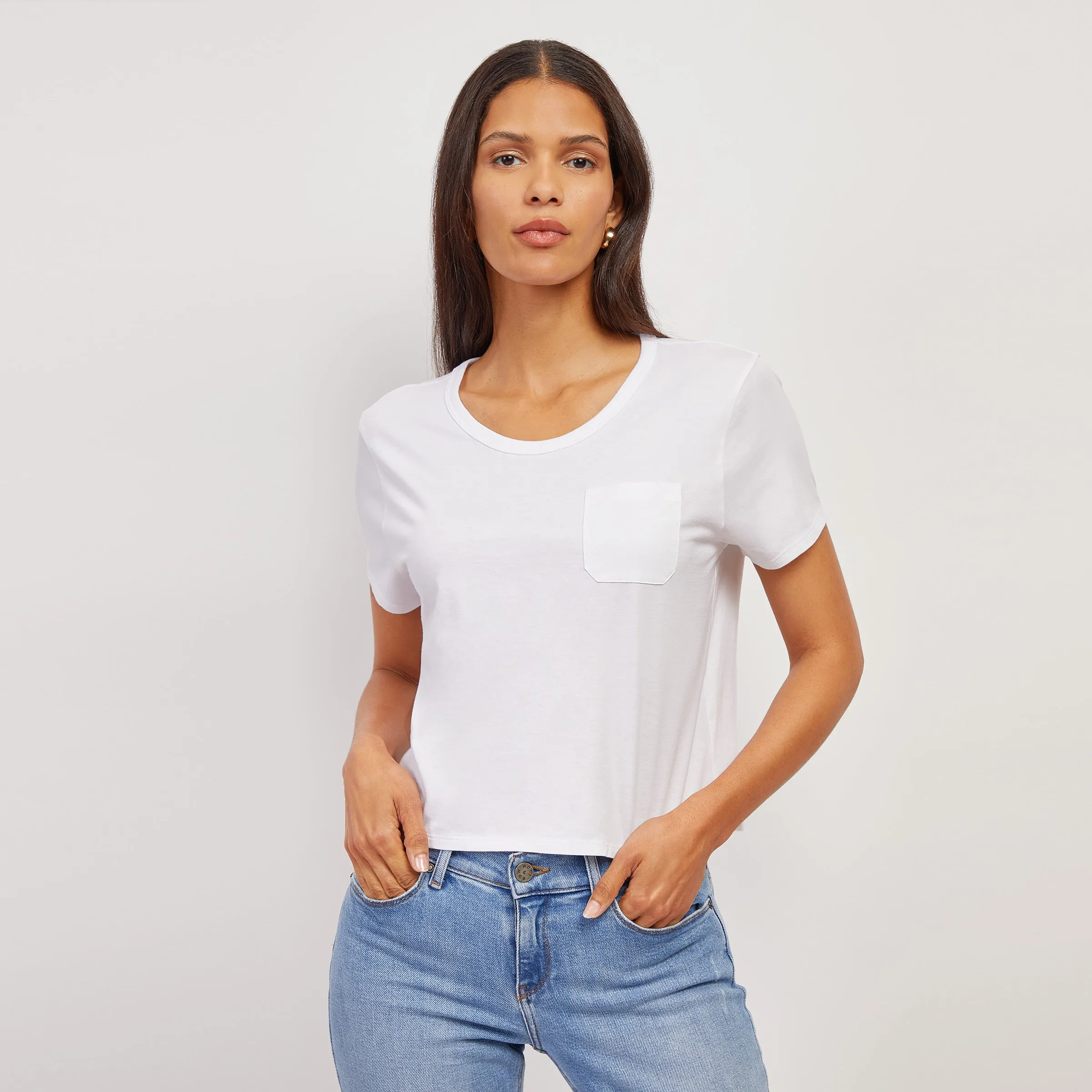 The Cotton Boxy Pocket Crew Neck Tee