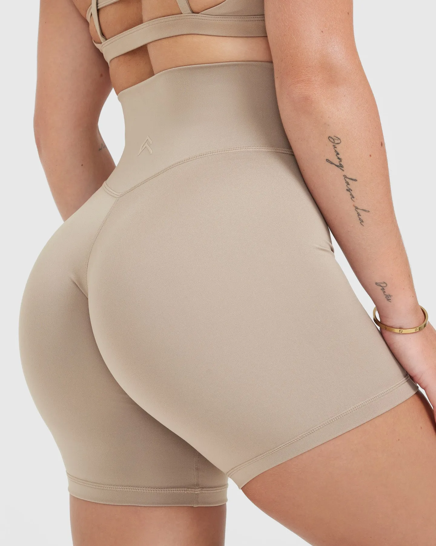 Timeless High Waisted Shorts | Sandstone