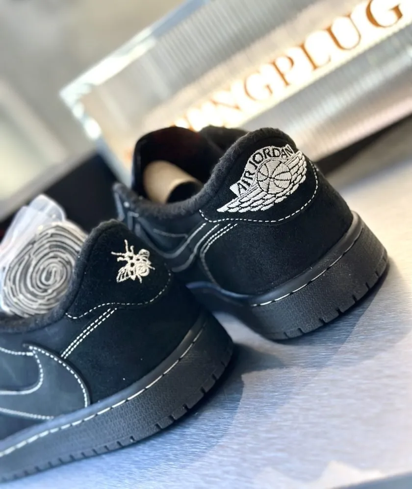 Travis Scott x Air Jordan 1 Low Black Phantom 