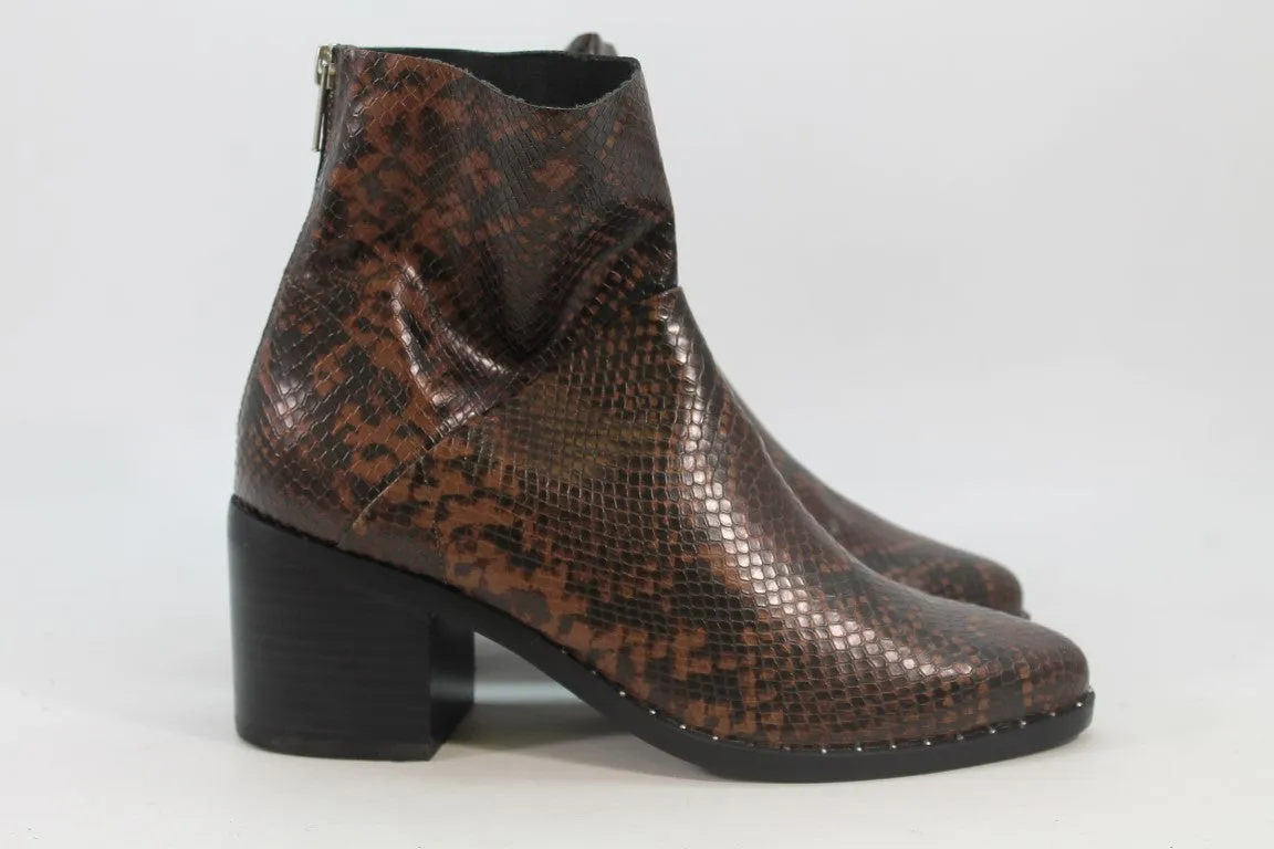 Treasure & Bond Farrah Women's Brown Snake Boots 8M(ZAP13047)