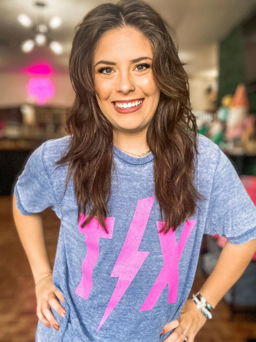 TX Lightning Bolt Tee