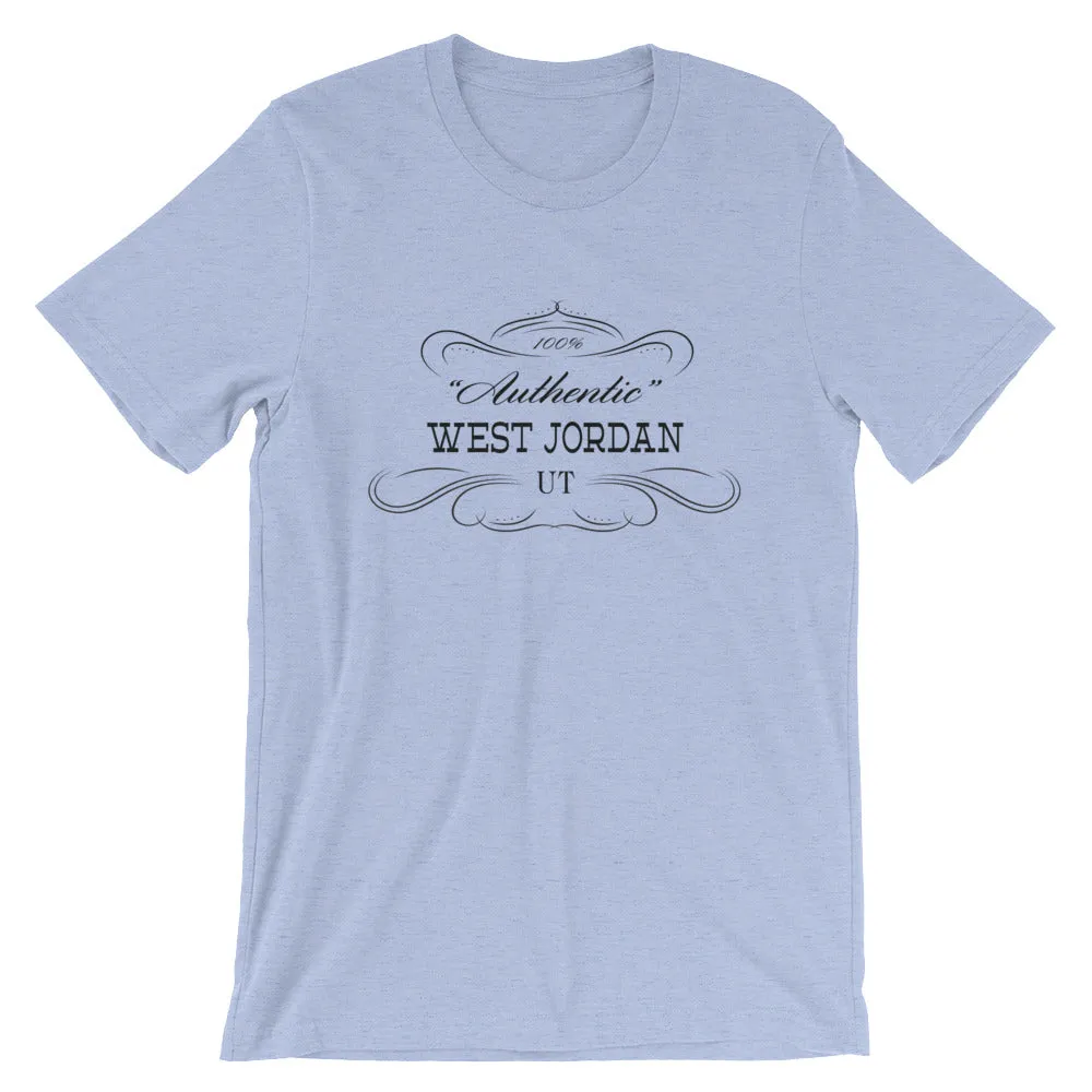 Utah - West Jordan UT - Short-Sleeve Unisex T-Shirt - Authentic