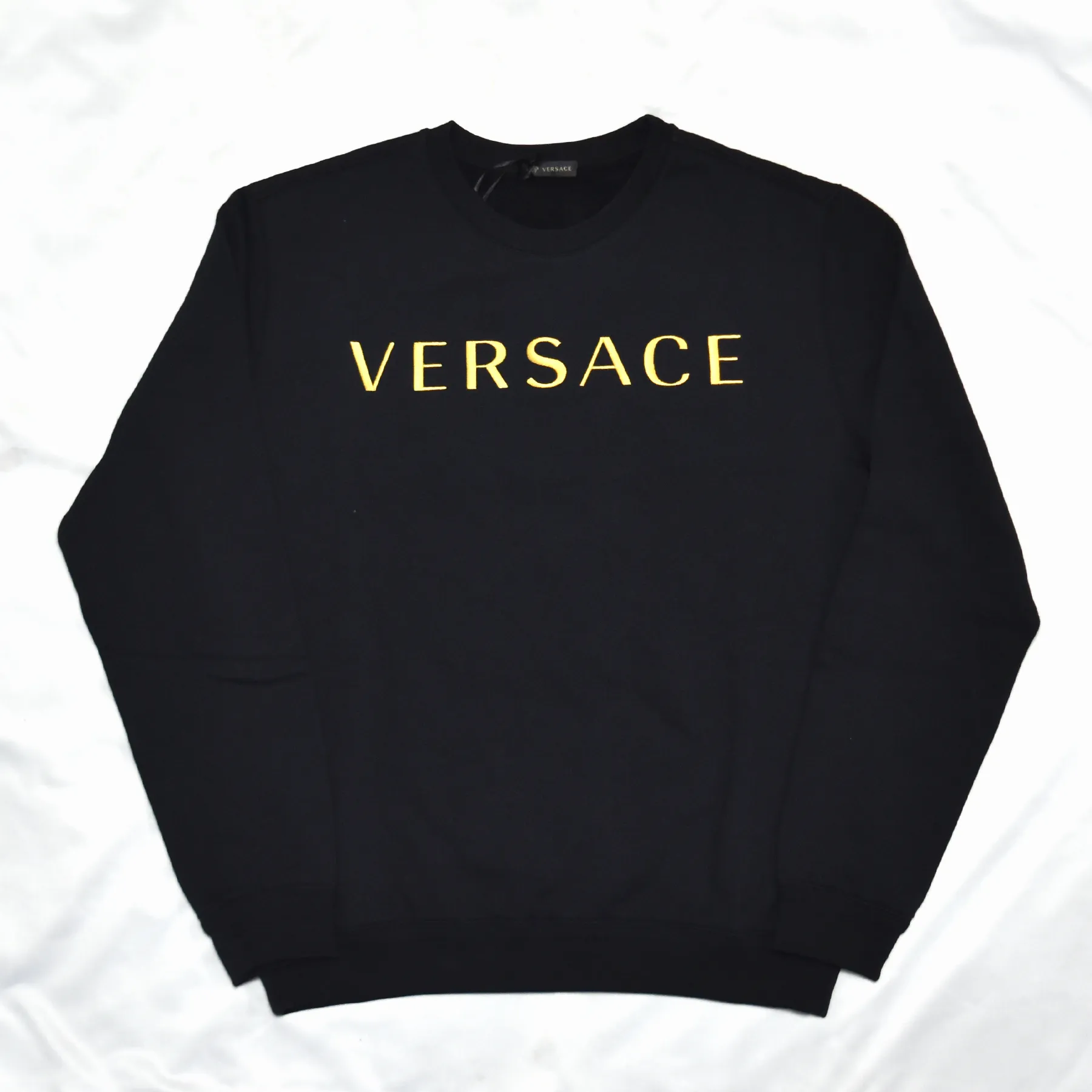 VERSACE  |Unisex Street Style Logo Luxury Sweatshirts