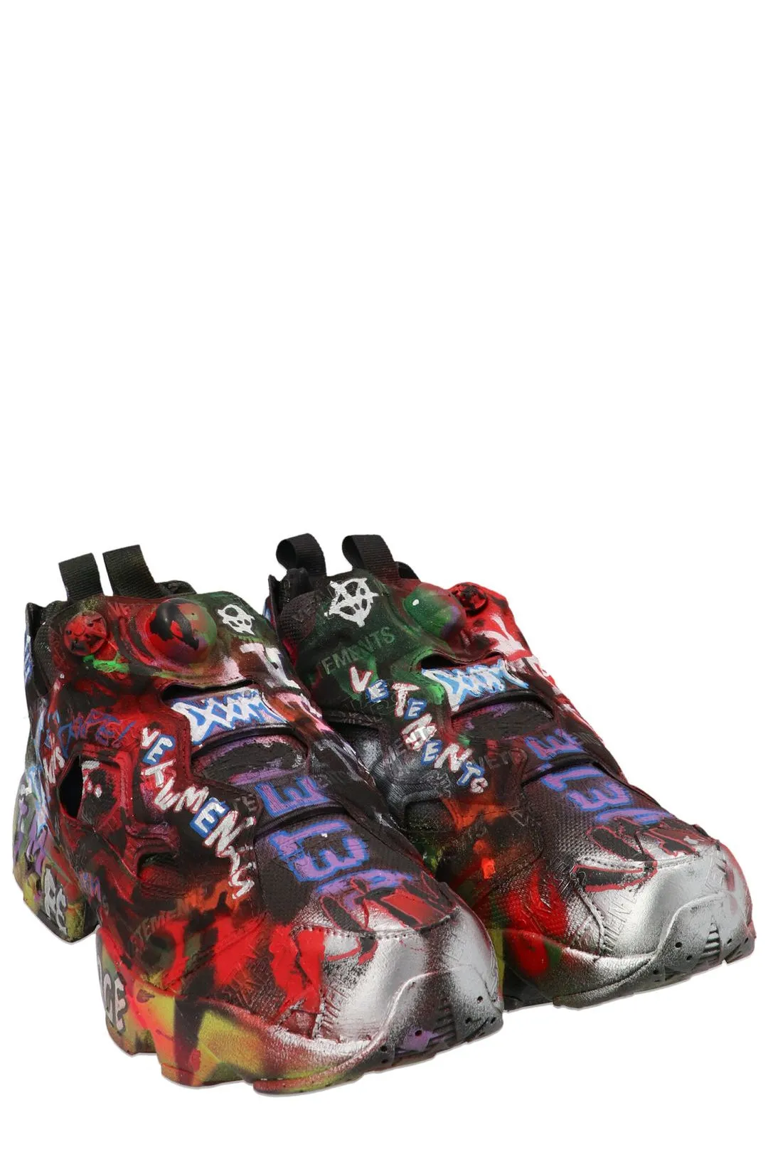 Vetements Allover Graffiti Printed Sneakers