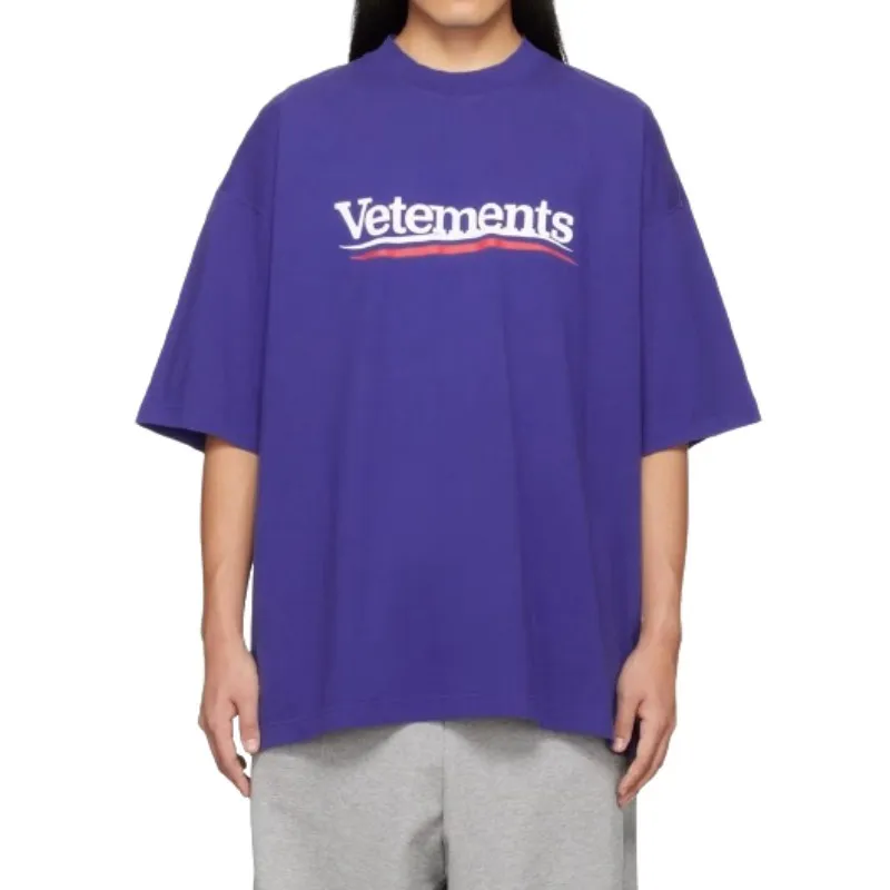 VETEMENTS  |Unisex Street Style Cotton Logo T-Shirts