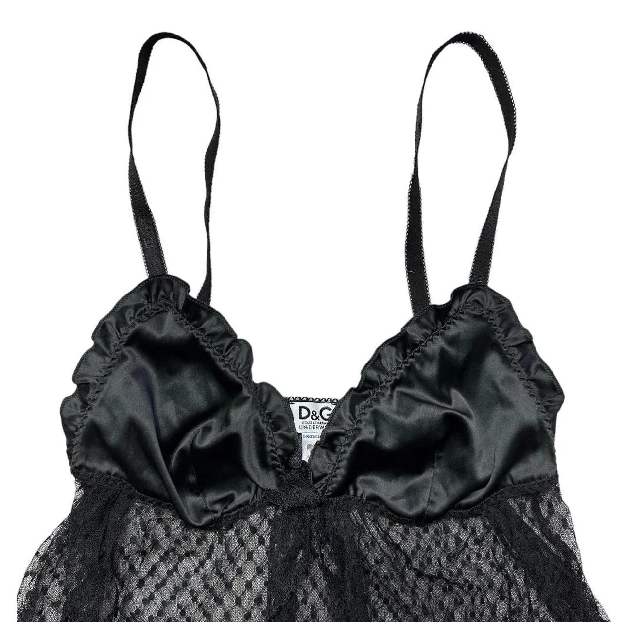 Vintage Dolce Gabbana Lace Lingerie Top