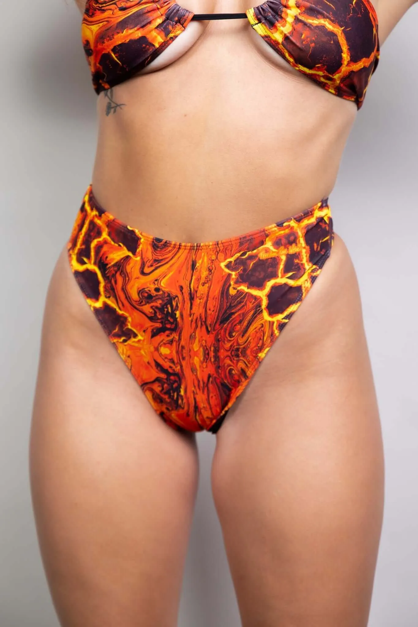 Volcanic High Waisted Thong