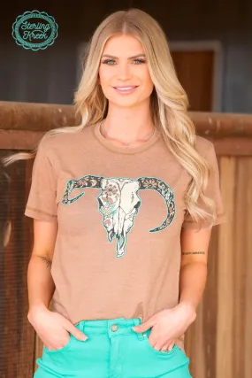 WILD AND WESTERN SKULL TEE