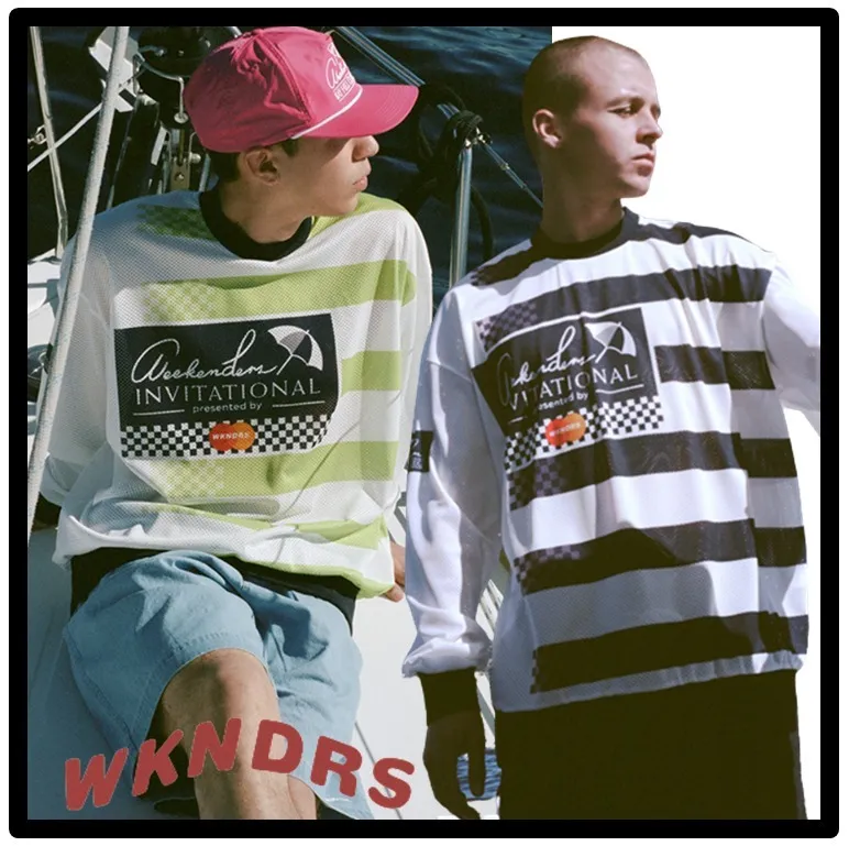 WKNDRS  |Unisex Street Style Tops