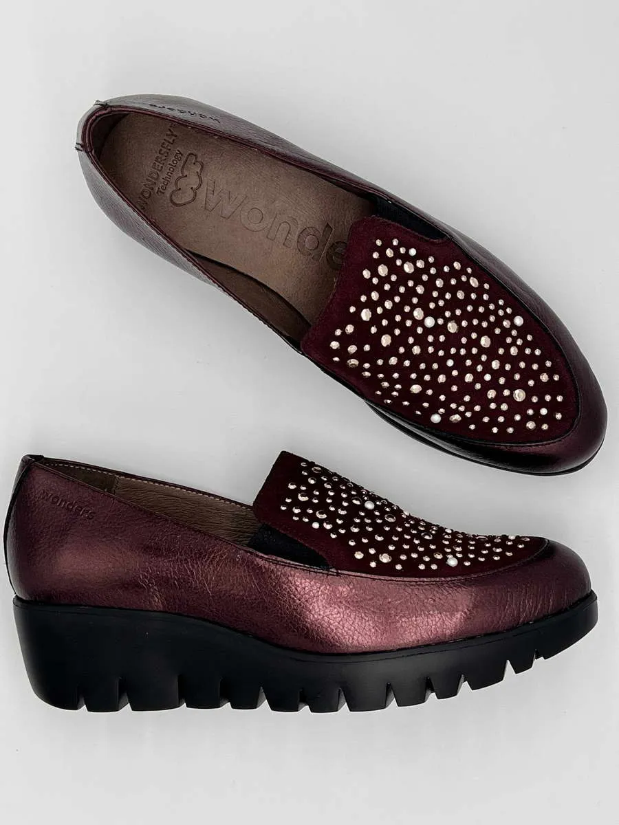 Wonders Slip on Wedge Shoe - B - Gillanders.ie Town & Country Clothing