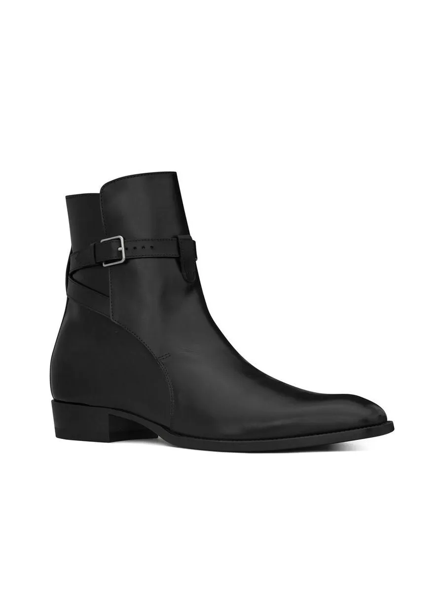 Wyatt Jodhpur Boots in Smooth Leather