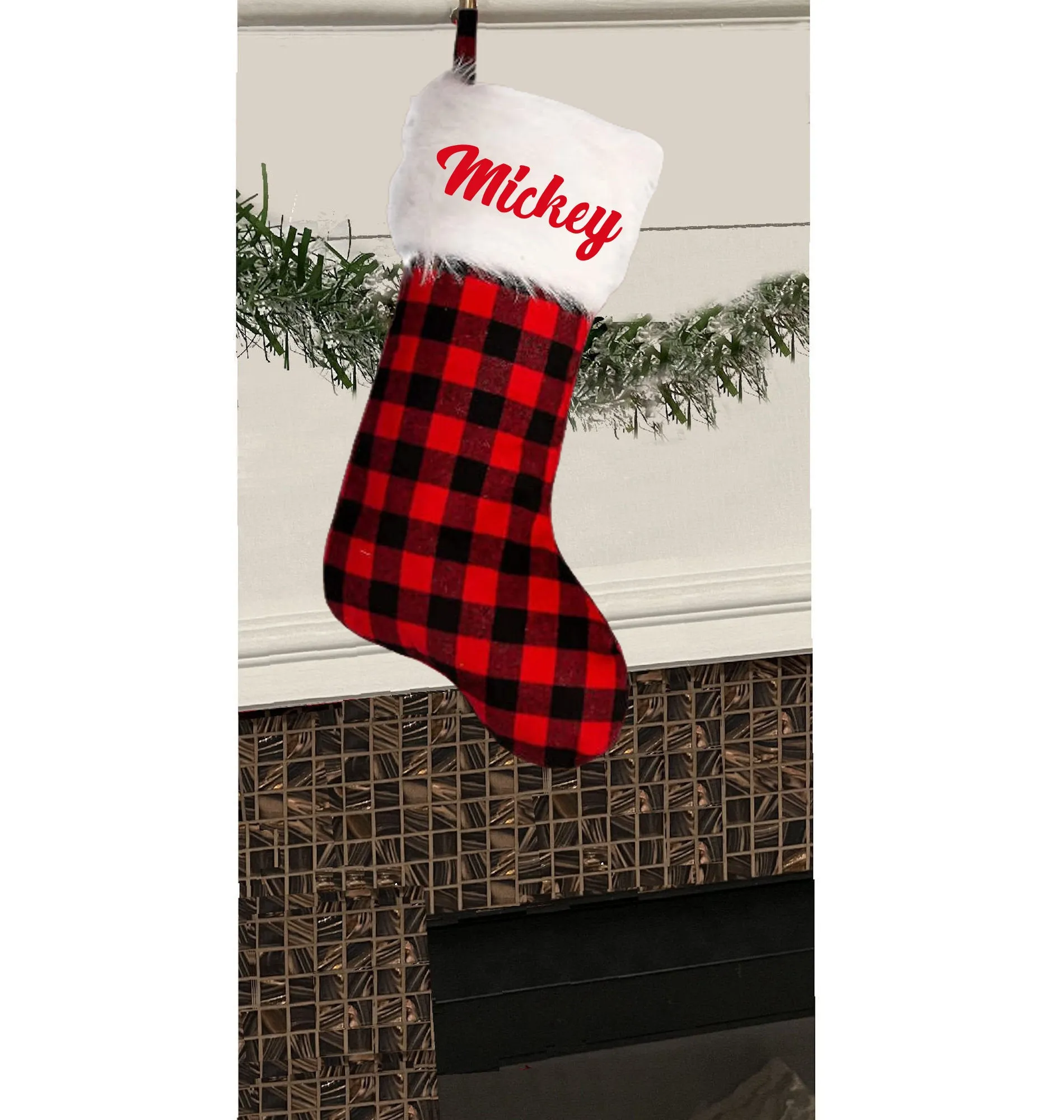 Youth Boys Custom Christmas Stocking