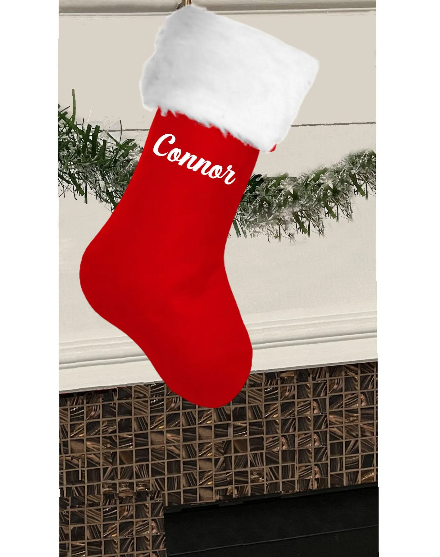 Youth Boys Custom Christmas Stocking