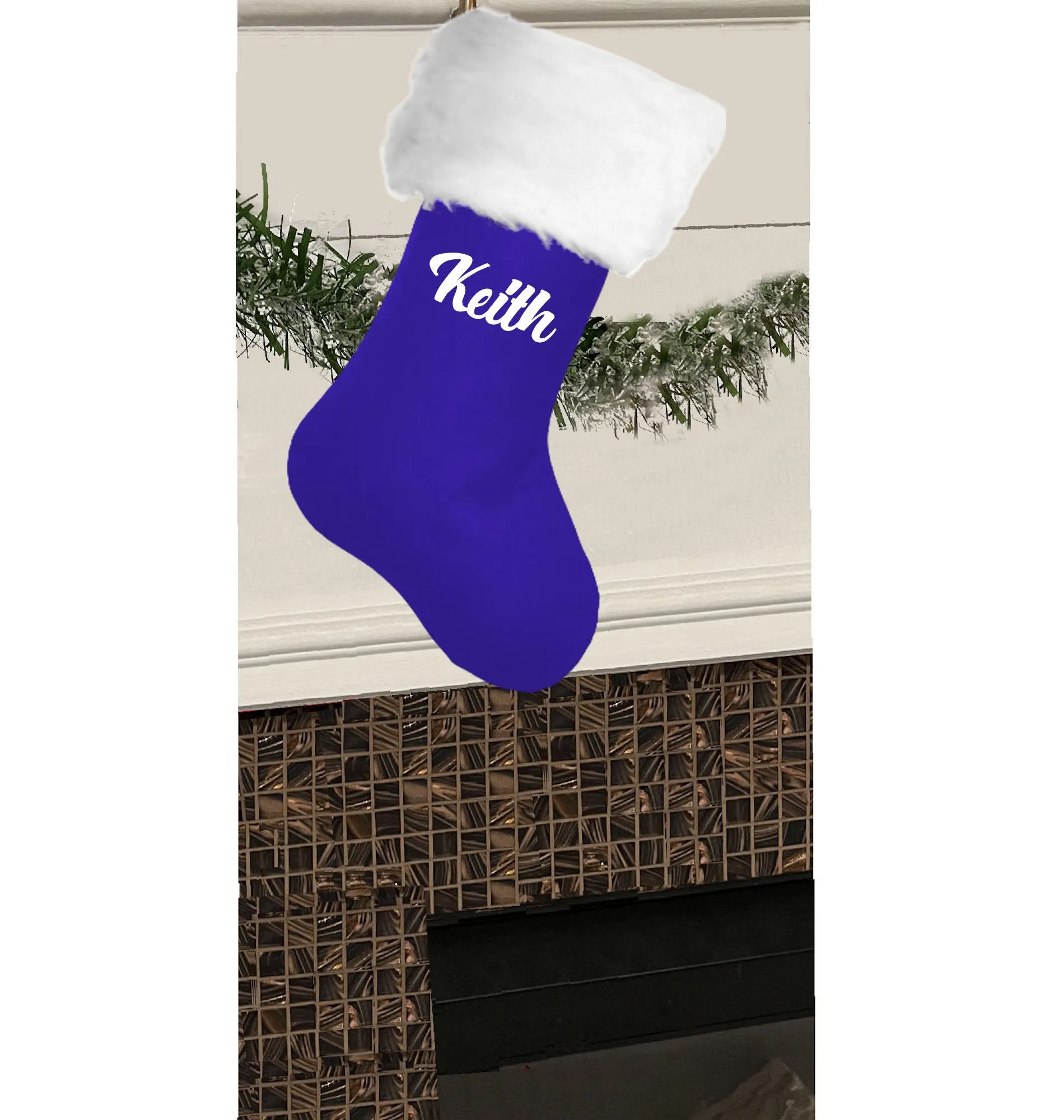 Youth Boys Custom Christmas Stocking